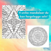 Fargeleggingsark mandala