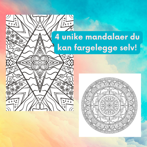 Fargeleggingsark mandala